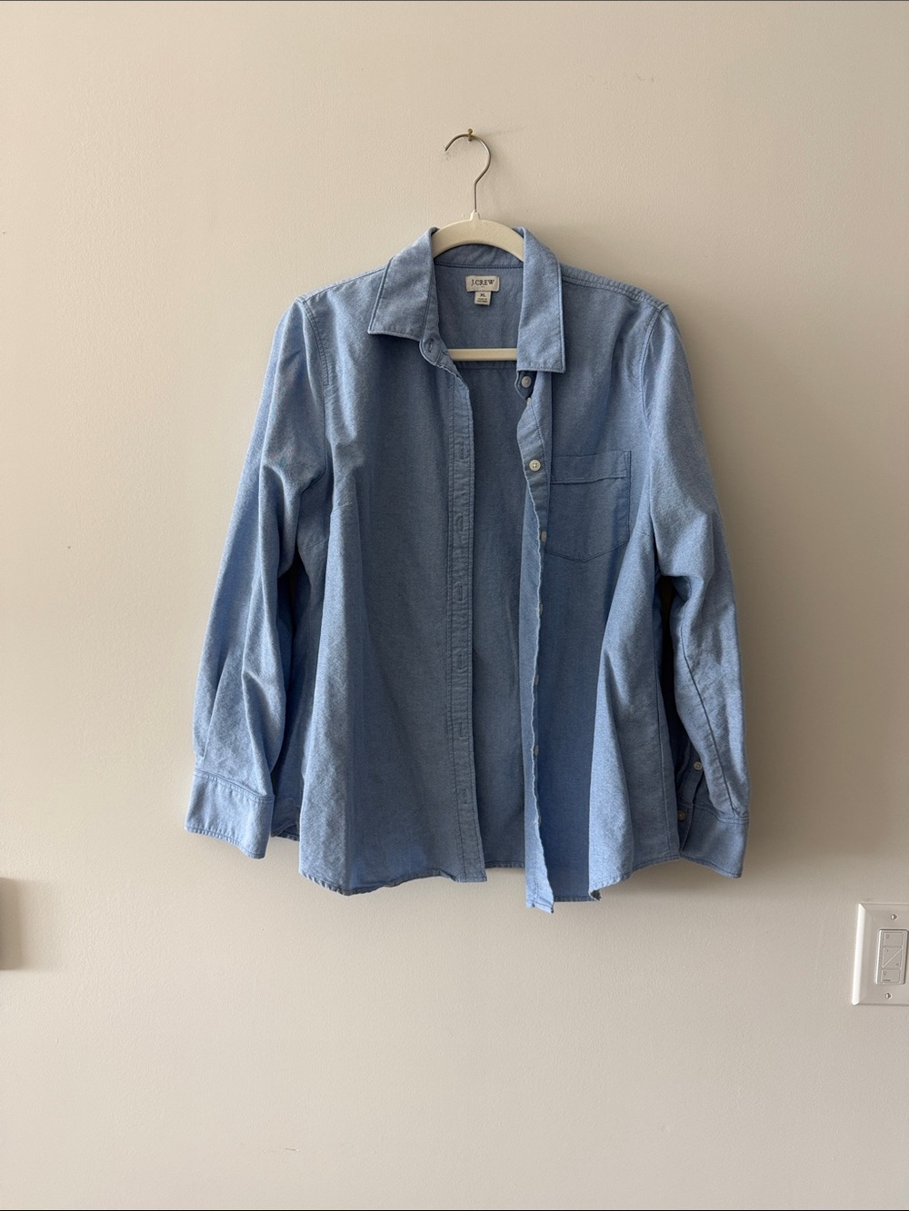 J. Crew Light Blue Oxford Button-Down Shirt